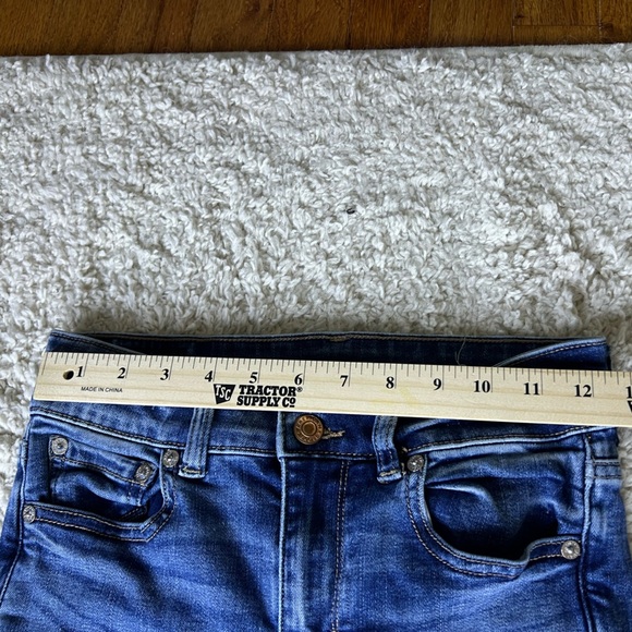 Women’s American Eagle Size 0Long Hi Rise Artist Flare Jeans - Picture 5 of 7